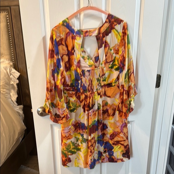 Floral Midi Dress in Multicolor - Picture 5 of 5